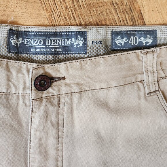 Enzo Denim 40 Khaki Pants Enzo Pablo 2 - Picture 4 of 11